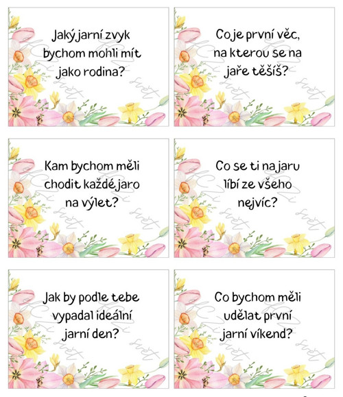 Konverzační kartičky - JARO — foto 4