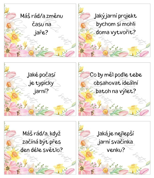 Konverzační kartičky - JARO — foto 6