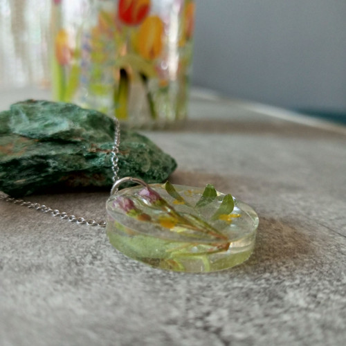 Řetízkový náhrdelník kvítky — foto 4