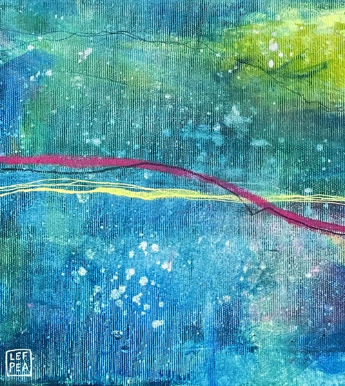 Stillness / originální obraz - 50x50cm — foto 5