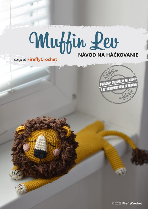Lev Muffin - návod na háčkování lva PDF — foto 4