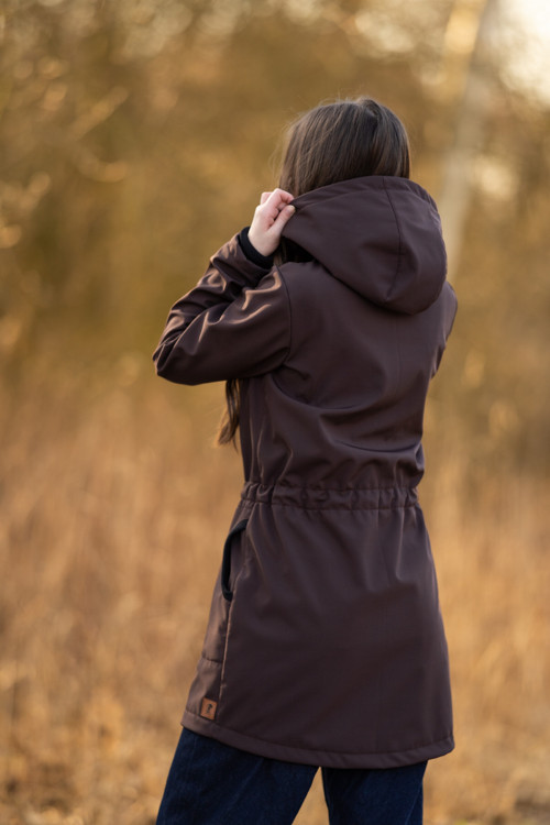 Parka Kombi čokoládová — foto 5