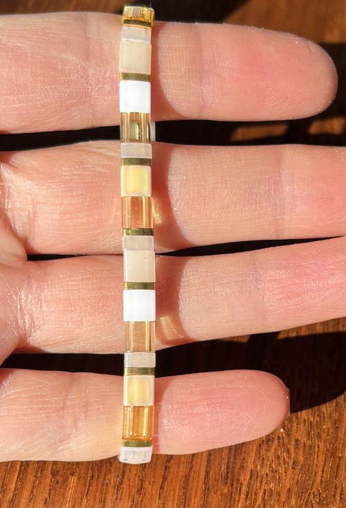 Miyuki naramek gold — foto 3