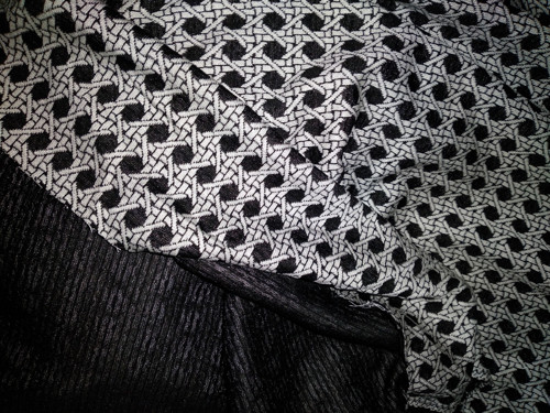 Elastický úplet žakard š150cm,10cm — foto 3