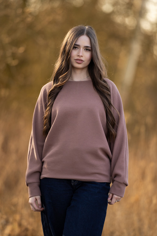 Netopýří mikina kakao — foto 2