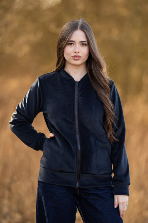 Bomber Kali manšestrový černý — foto 2