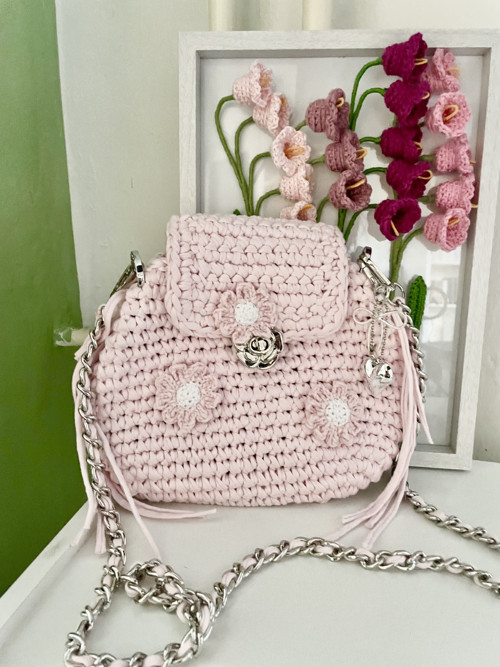 Háčkovaná kabelka crossbody — foto 2