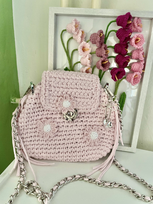 Háčkovaná kabelka crossbody — foto 3