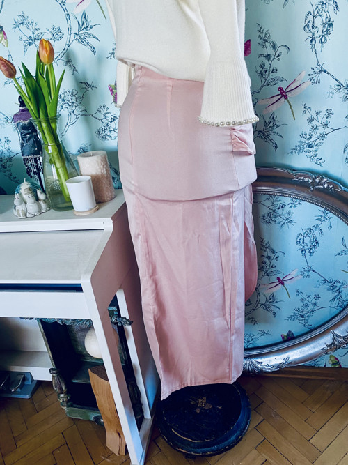 Sukně elegance v pudrové — foto 6