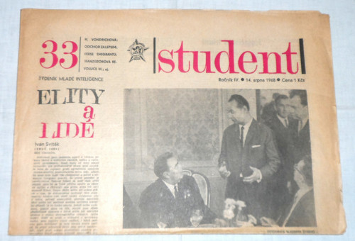 NOVINY Student, č. 33 • 14. srpna 1968 — foto 3