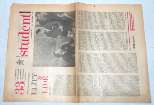 NOVINY Student, č. 33 • 14. srpna 1968 — foto 4