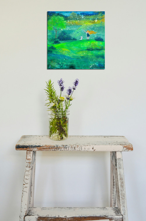 Vítání jara - 30x30cm — foto 5
