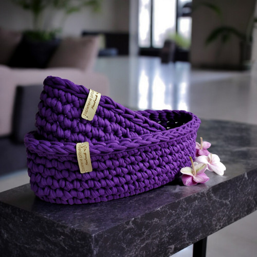 Háčkované košíky | set Grape — foto 2