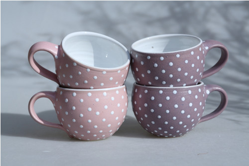 Pastel - Puntík - hrnek 1,5dcl — foto 2