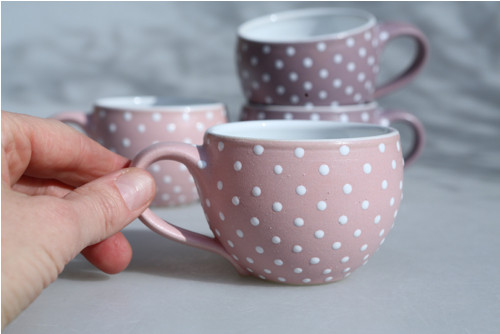Pastel - Puntík - hrnek 1,5dcl — foto 3