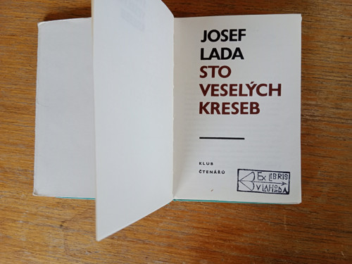Sto veselých kreseb Josef Lada - Exlibris — foto 3
