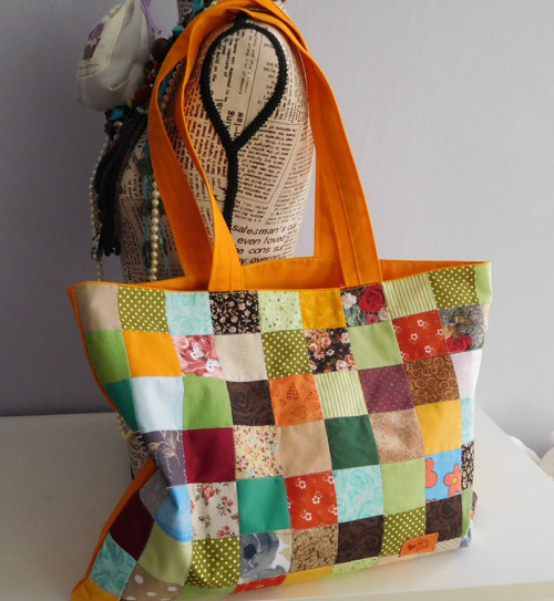 Veselý patchwork - taška — foto 4