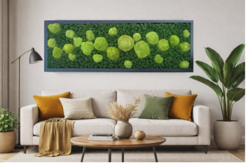 Mechový panel, obraz 40x120 cm — foto 5