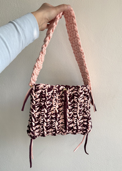 Shoulder bag háčkovaná kabelka — foto 2
