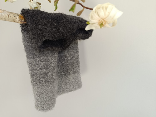 Sivé bouclé — foto 3