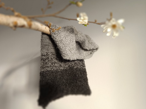 Sivé bouclé — foto 4