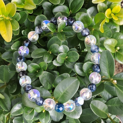 Křišťál aqua aura, achát — foto 2