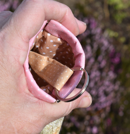 Mini mincovka/klíčenka - Něžné kvítky — foto 5
