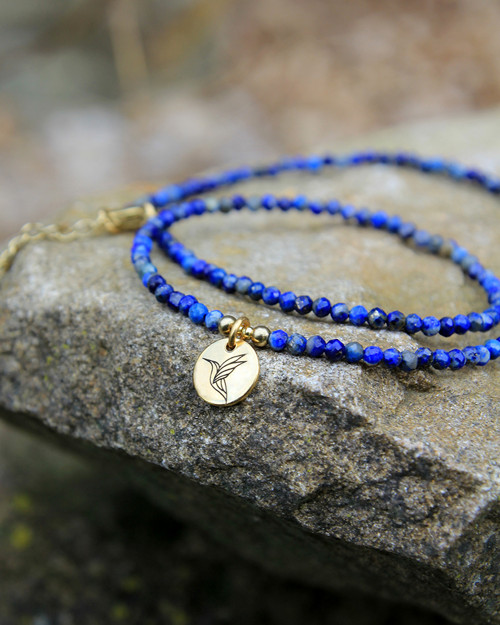 Náhrdelník KOLIBŘÍK - Lapis Lazuli — foto 3