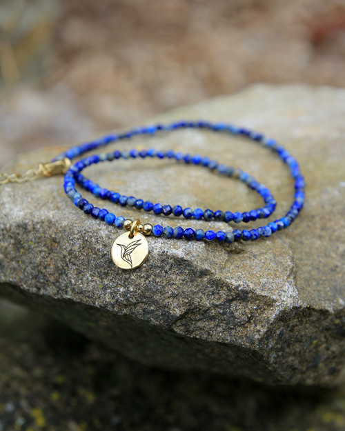 Náhrdelník KOLIBŘÍK - Lapis Lazuli — foto 4