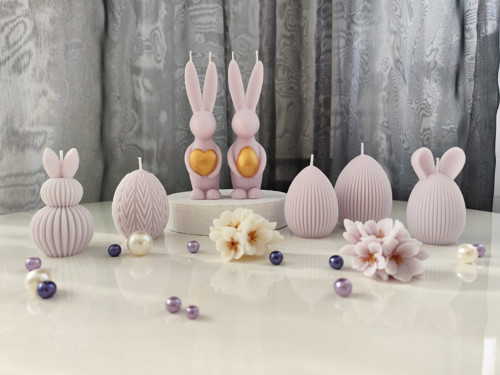Decorative Egg / Candle NH E - velikonoční svíčky — foto 2