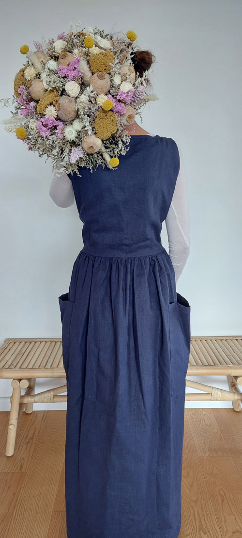 Lněné zavinovací šaty Célia 2 — foto 4