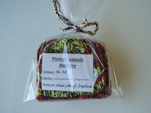 Pletené papuče č. 36-38 — foto 5