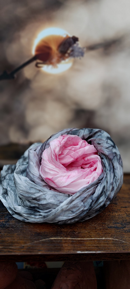 Šál Rosé. 180x90 cm — foto 2