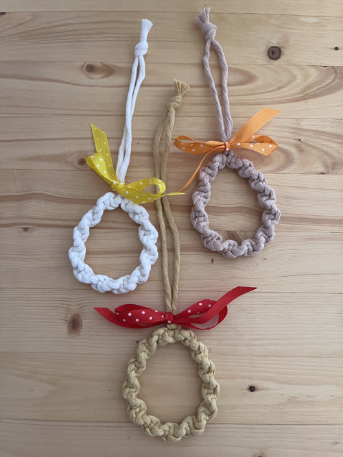 Macramé velikonoční vajíčka — foto 3
