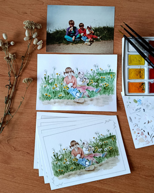 Jarní pohlednice - koťátka — foto 4