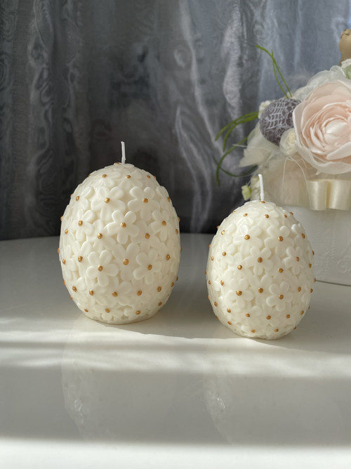 Flower Easter, Golden Egg / Candle NH Sada — foto 3