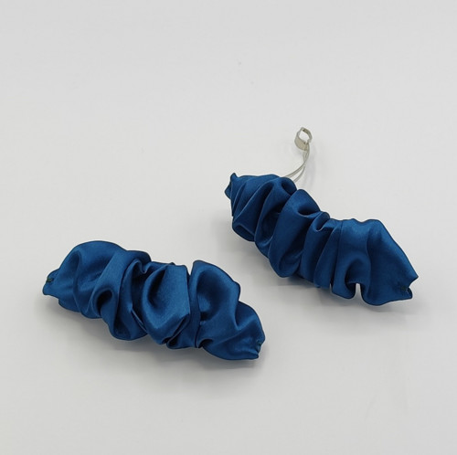 Spona do vlasů scrunchie tmavý petrolej — foto 2