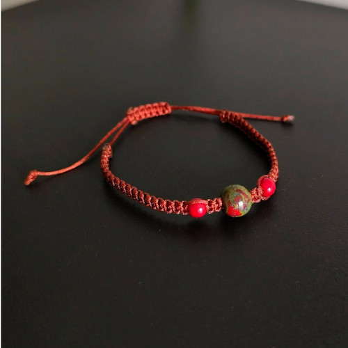 Náramek Shamballa s korálky — foto 2