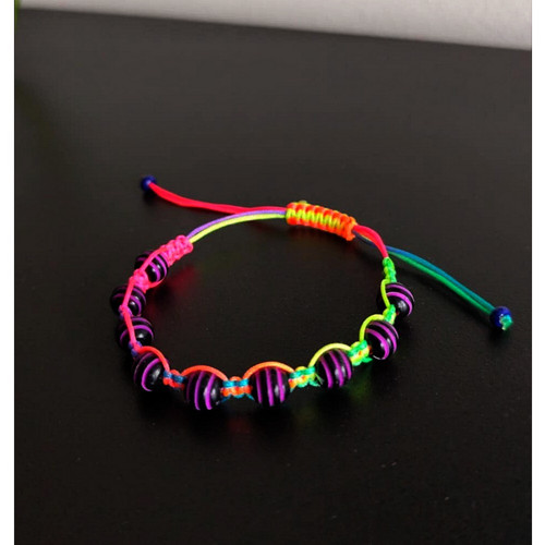 Náramek Shamballa s korálky — foto 3