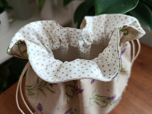 Stahovací pytlík levandulový — foto 2