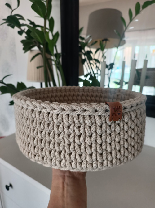 Háčkovaný košík — foto 2