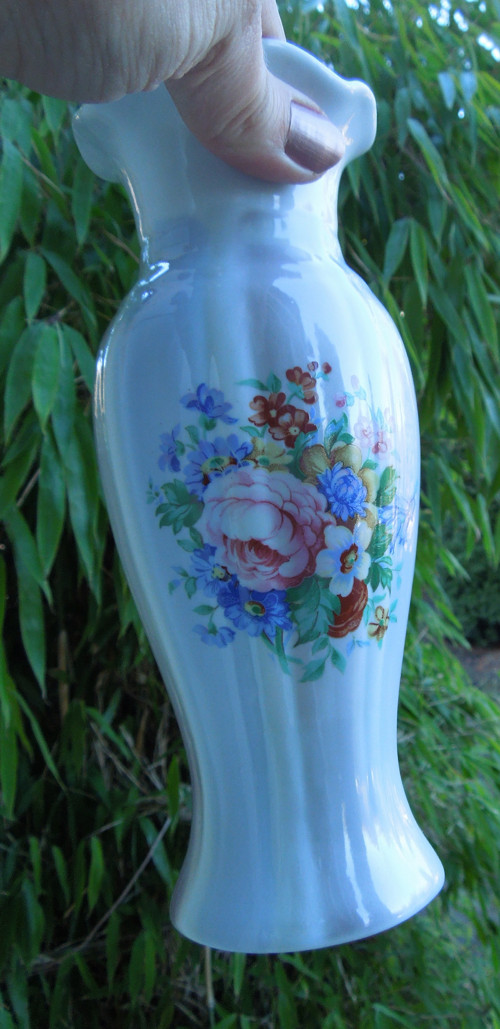 Retro porcelánová váza — foto 2