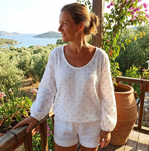 Mušelínová halenka — foto 3
