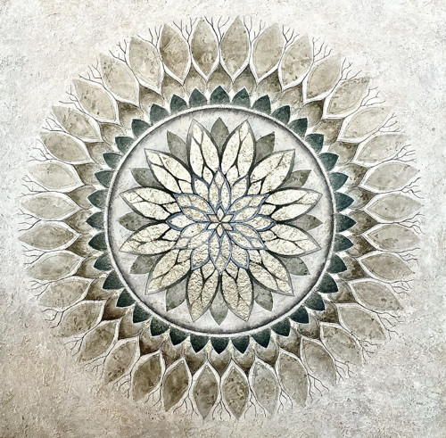Rozeta, 80 x 80 cm — foto 3