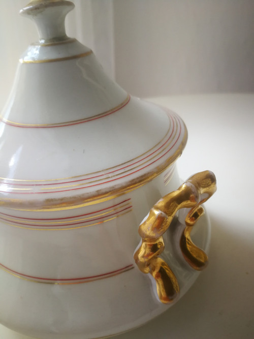 Porcelánová cukřenka 19.stol. — foto 3