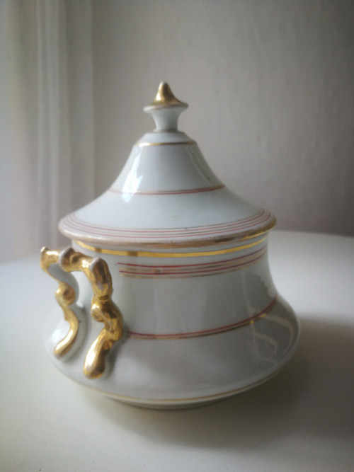 Porcelánová cukřenka 19.stol. — foto 5