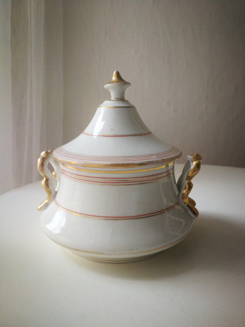 Porcelánová cukřenka 19.stol. — foto 2