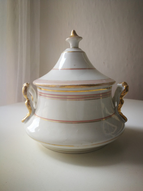 Porcelánová cukřenka 19.stol. — foto 6