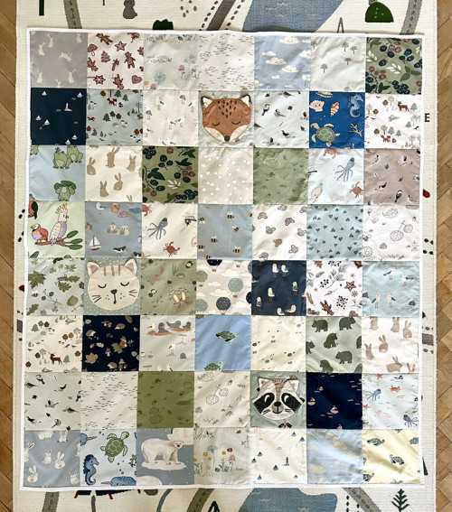 Vzpomínková patchwork deka — foto 2