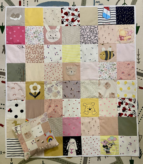 Vzpomínková patchwork deka — foto 3